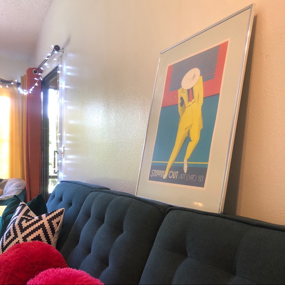Steppin Out Art Expo’ ‘83 Lithograph Framed